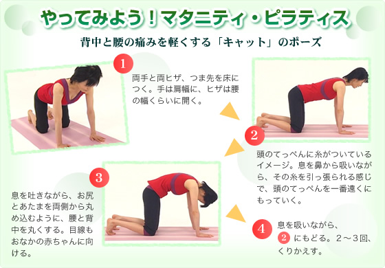 やってみよう！　マタニティ・ピラティス