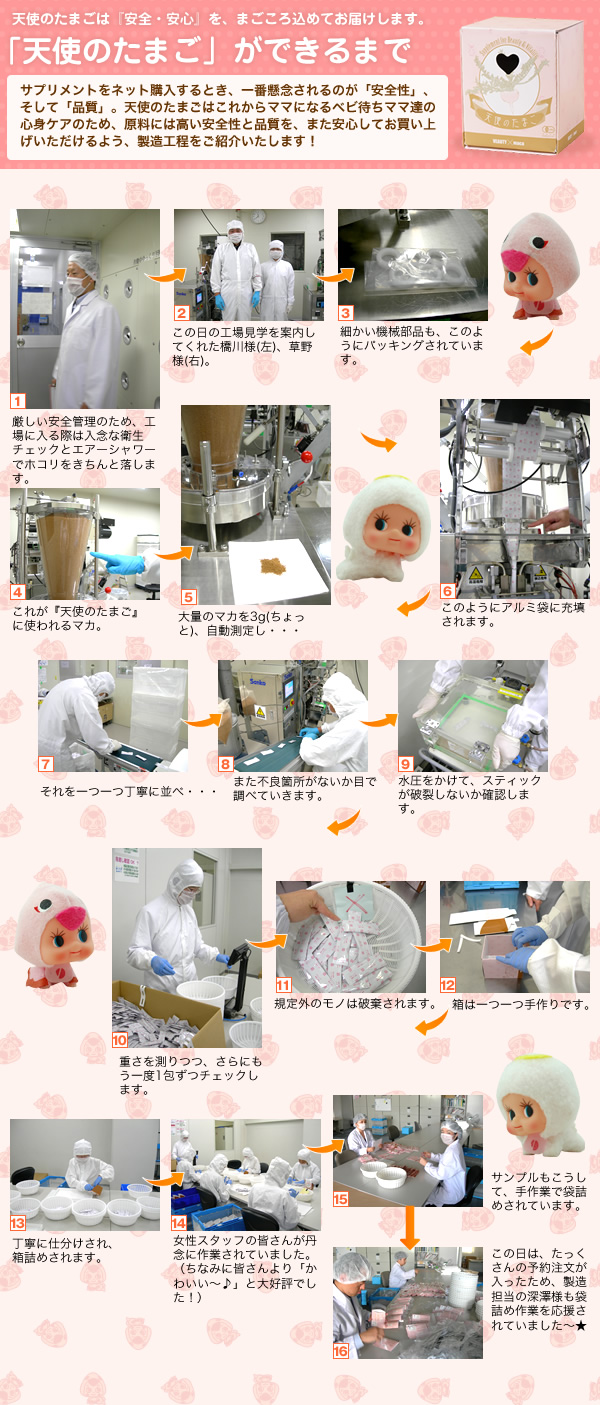 天使のたまごができるまで たのまなショップ ヒューマンアカデミー公式オンラインショップ